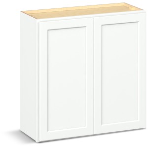 Reliabilt Parkstone II Reliabilt Parkstone II Brilliant White Wall Cabinet, 2 Door, 30-in x 30-in - 641233 | Lowe's Pro Supply